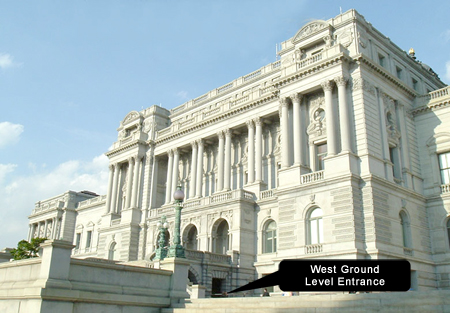 Entrances to the Library of Congress